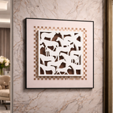 Unity in Motion – Precision Laser-Cut Equestrian Art