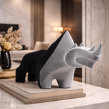 Iron Resolve – Designer Rhino Collectible Sculpture