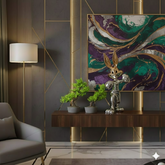 Neo Luxe Bunny – Electroplated Metallic Decor