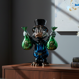 Empire Rise – Designer Prosperity Sculpture (Blue)