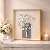 Pearl Canopy – Handcrafted Shell Tree Wall Art