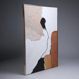 Between Form & Flow – Matte Sculptural Wall Art