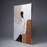 Between Form & Flow – Matte Sculptural Wall Art