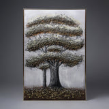 Eternal Roots – Textured Tree of Strength Wall Art