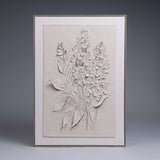 Pearl Garden – Designer Floral Relief Wall Art
