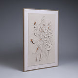 Pearl Garden – Designer Floral Relief Wall Art
