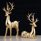 Majesty in Gold – Designer Porcelain Animal Art