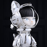 The Space Dreamer - Premium Chrome Art Toy Decor