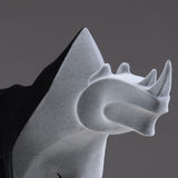 Iron Resolve – Designer Rhino Collectible Sculpture