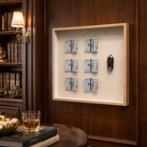 The Wealth Archive – Luxury Linen Showcase Wall Art