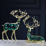 Regalia of the Forest – Luxury Gold Deer Décor Set