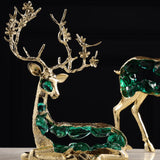 Regalia of the Forest – Luxury Gold Deer Décor Set