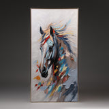 Spirit in Motion – Luxury Abstract Horse Painting