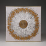 Sunfire Silence – Luxury Hand-Sculpted Wall Art