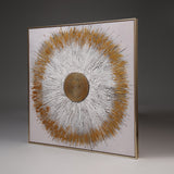 Sunfire Silence – Luxury Hand-Sculpted Wall Art