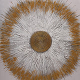 Sunfire Silence – Luxury Hand-Sculpted Wall Art