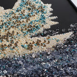 Opaline Swan – Crystal & Pearl Embellished Wall Art