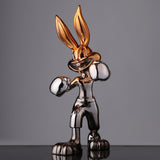 Neo Luxe Bunny – Electroplated Metallic Decor