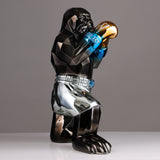Unbreakable Force – Luxury Boxing Gorilla Sculpture