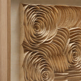 Golden Flowers - Luxury Textured Wall Panel