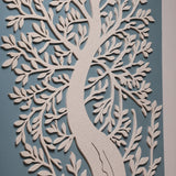 Eternal Growth – Sculpted Tree Relief Wall Art