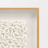 Minimalist 3D Abstract White Sculpture Wall Decor