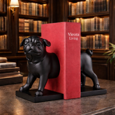 Monument of Balance – Matte Black Statement Bookends
