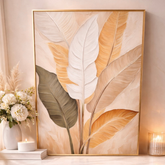 Leaves of Serenity – Contemporary Nature Wall Décor
