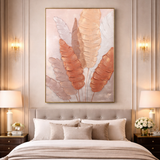 Autumn Feathers – Hand-Sculpted Botanical Wall Art