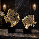 The Auric Fish - Gallery-Grade Gold Sculptural Art