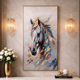Spirit in Motion – Luxury Abstract Horse Painting