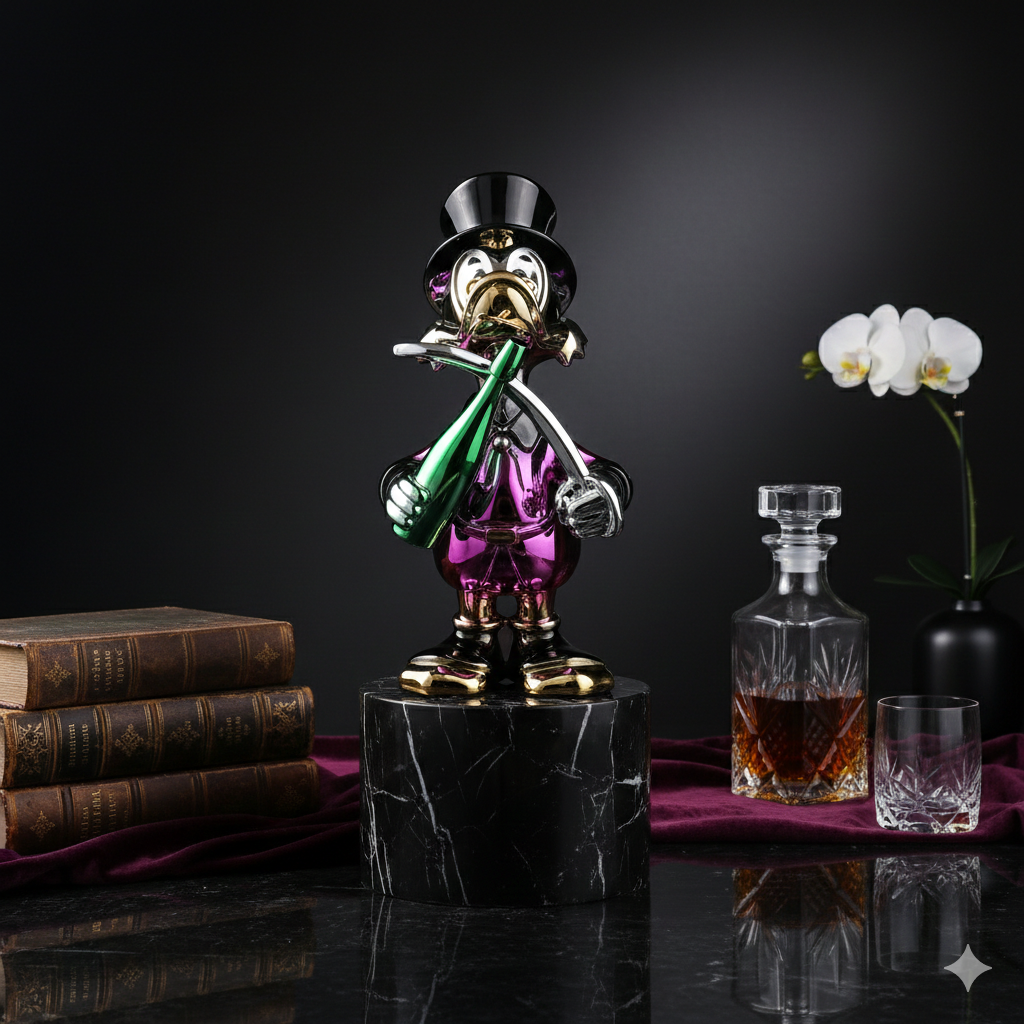The Gentleman’s Code – Designer Statement Sculpture (Purple)