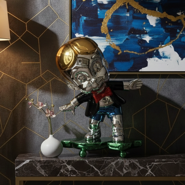 Fortune in Motion – Luxury Resin Art Statement
