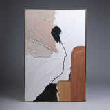 Between Form & Flow – Matte Sculptural Wall Art