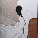 Between Form & Flow – Matte Sculptural Wall Art