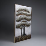 Eternal Roots – Textured Tree of Strength Wall Art