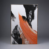 Edge of Fire – Contemporary Textured Abstract Art