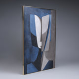 Midnight Geometry – Luxury Modern Abstract Painting