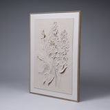 Pearl Garden – Designer Floral Relief Wall Art
