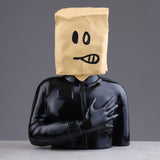 Masked Identity – Contemporary Resin Art Sculpture