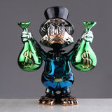 Empire Rise – Designer Prosperity Sculpture (Blue)