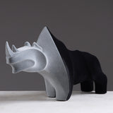 Iron Resolve – Designer Rhino Collectible Sculpture