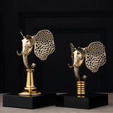 Imperial Elephant – Luxury Gold Elephant Sculpture