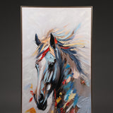 Spirit in Motion – Luxury Abstract Horse Painting