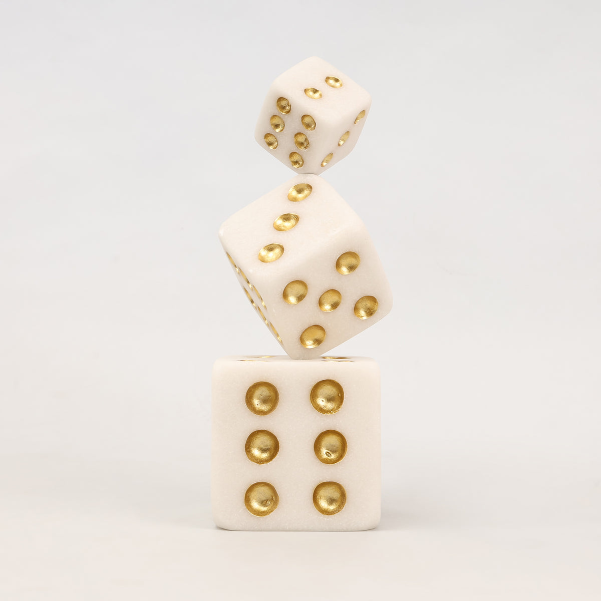 Luxury Marble Dice Sculpture