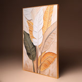 Leaves of Serenity – Contemporary Nature Wall Décor