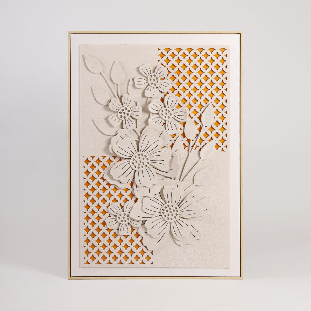 Floral 3D Wall Art Frame