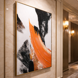 Edge of Fire – Contemporary Textured Abstract Art