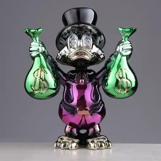Empire Rise – Designer Prosperity Sculpture  (Purple)